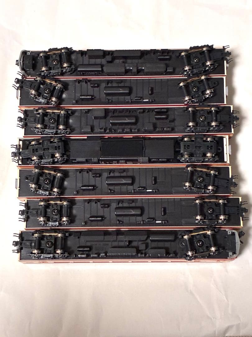 国鉄157系あまぎ7両 kato ライト室内灯点灯確認動力動作確認済