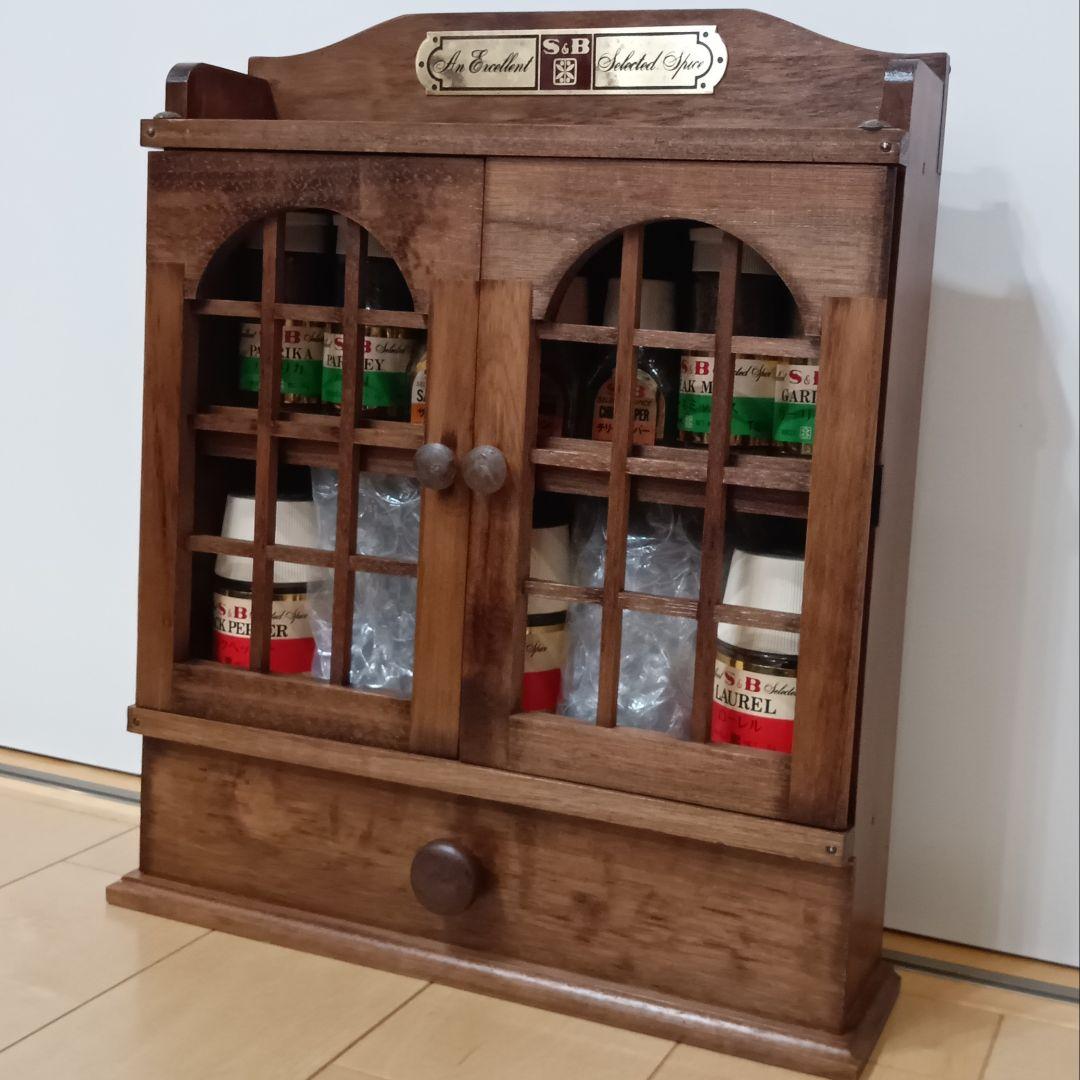 アンティーク木製ラック S&Bスパイスラック【未使用保管】 - メルカリ