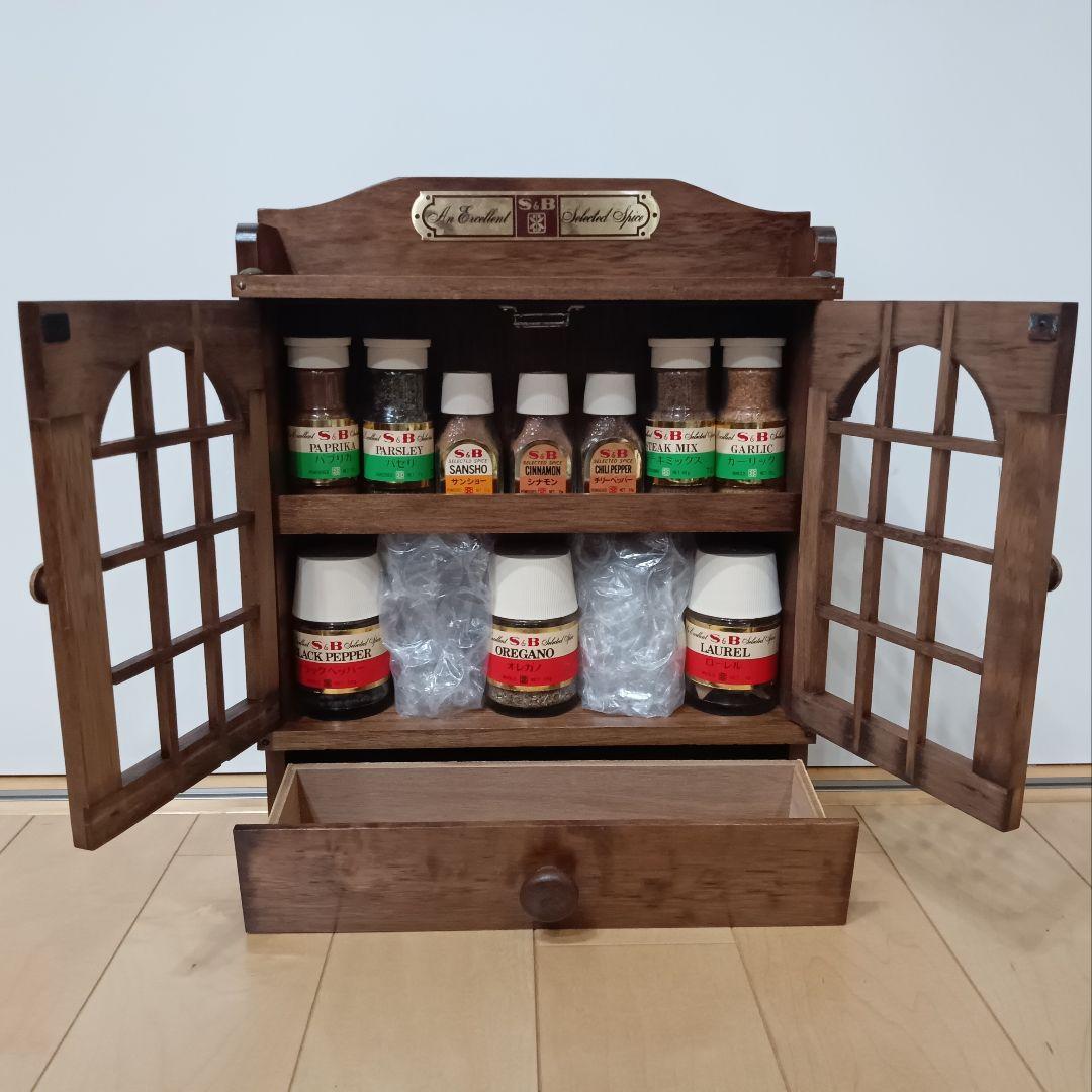アンティーク木製ラック S&Bスパイスラック【未使用保管】 - メルカリ