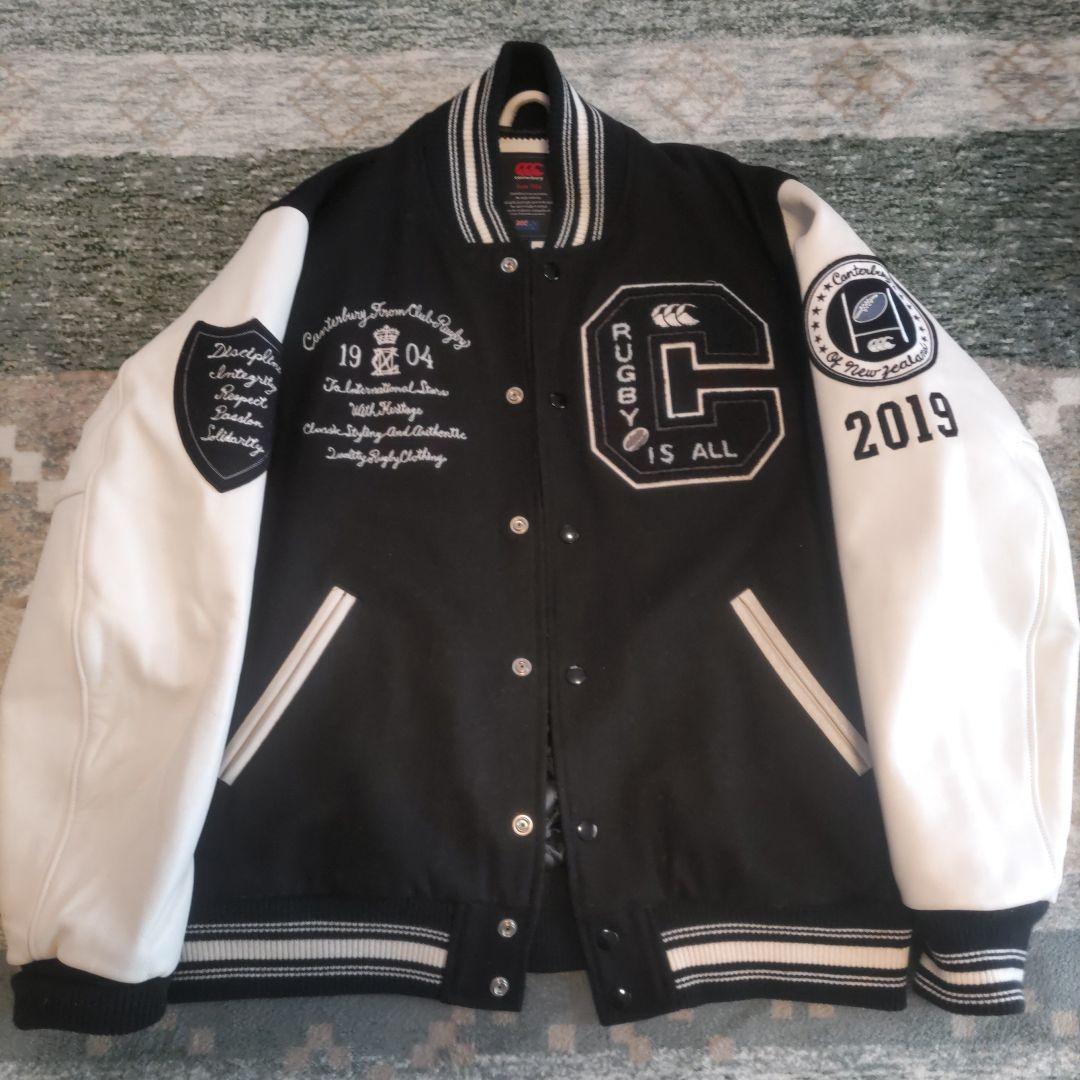 カンタベリー スタジャン XL 袖レザー ワッペン 美品 - メルカリ