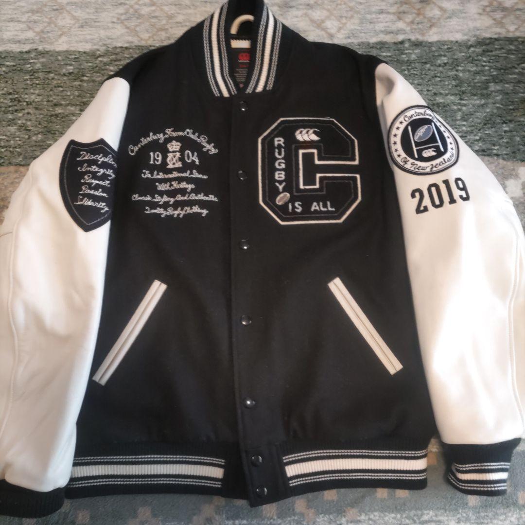 カンタベリー スタジャン XL 袖レザー ワッペン 美品 - メルカリ