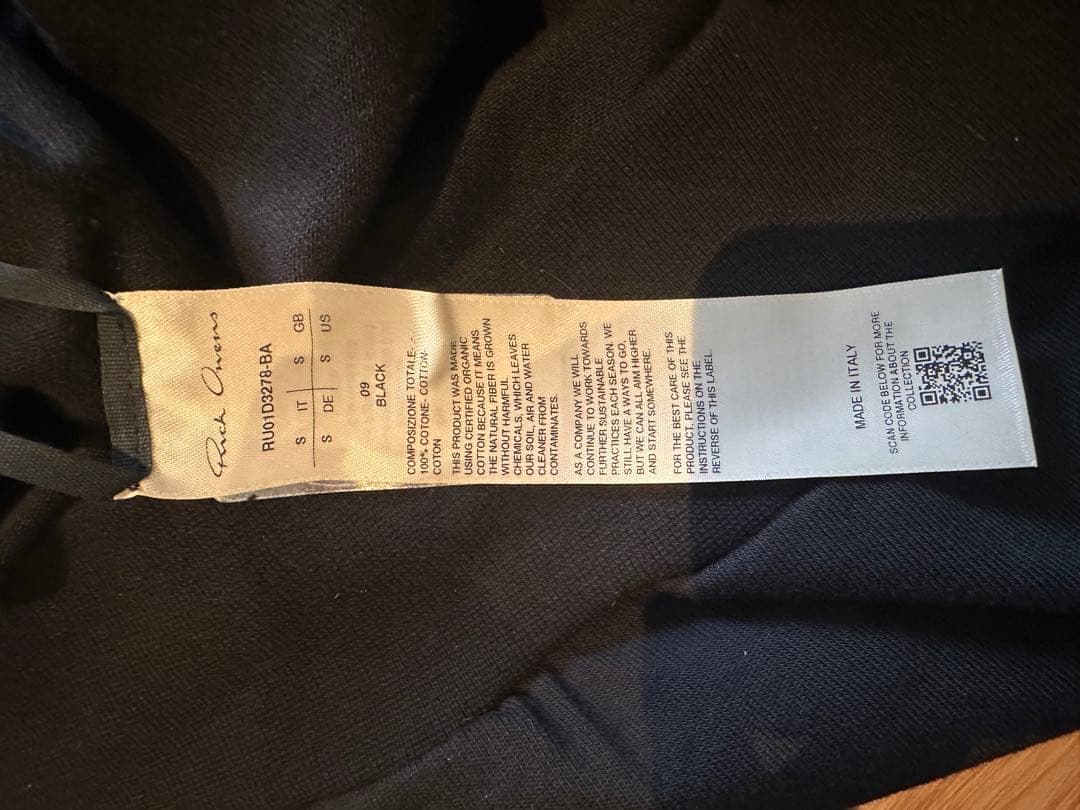 リックオウエンス　ロングTシャツ