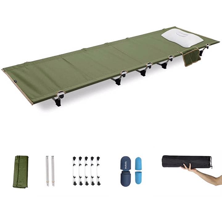 未開封】ICECO 2WAYコット 180kg耐荷重 カーキー 【未開封】ICECO 2WAY