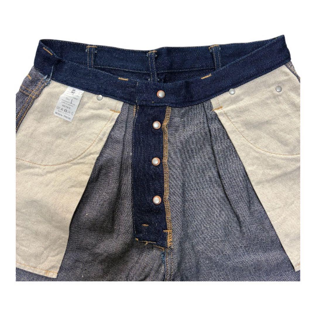 【美品】ウィローパンツ デニム リネン パンツ willow pants