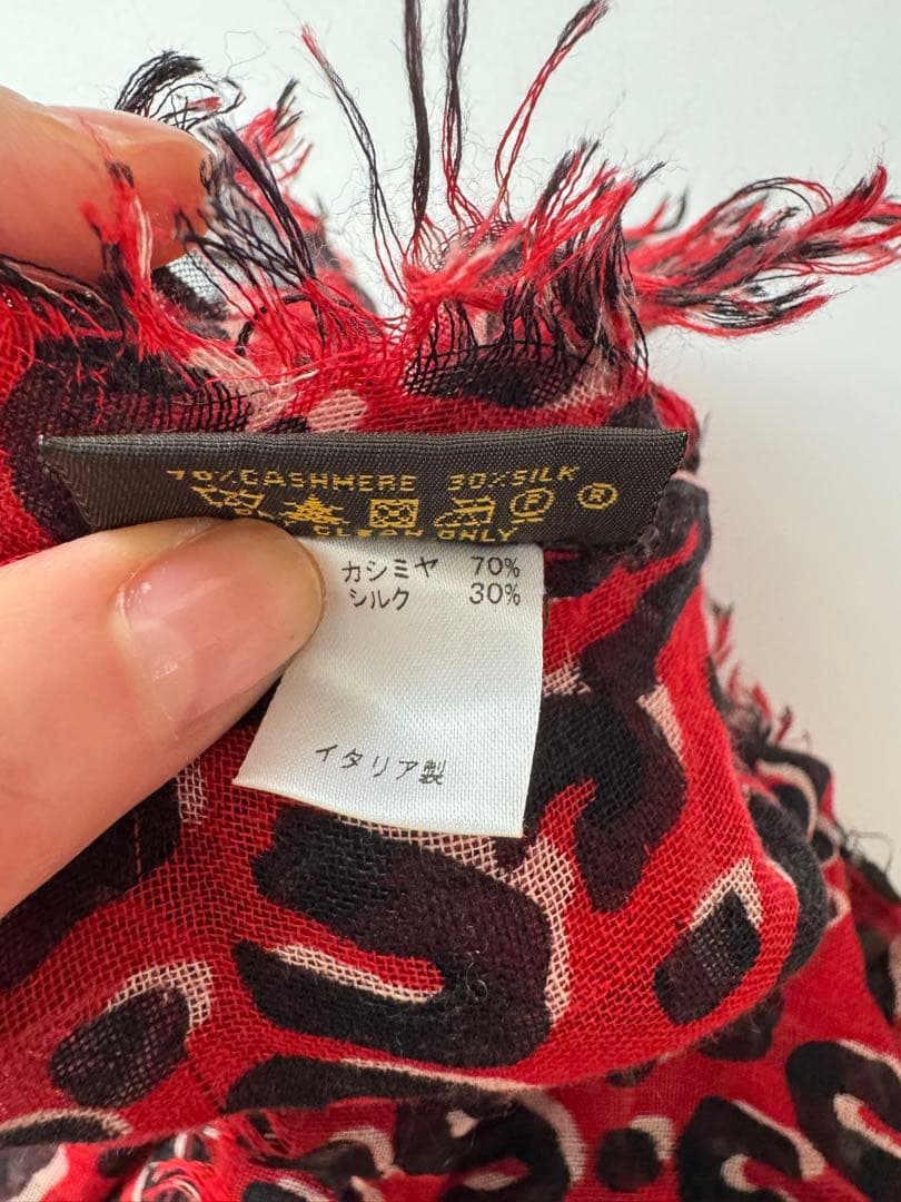 ルイ・ヴィトン　スティーブン・スプラウス「モノグラム・グラフィティ」　ストール