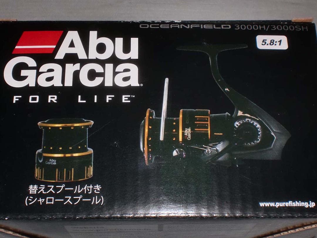 Ａｂｕ　オーシャンフィールド【３０００Ｈ／３０００ＳＨ】浅溝スプール付き　新品