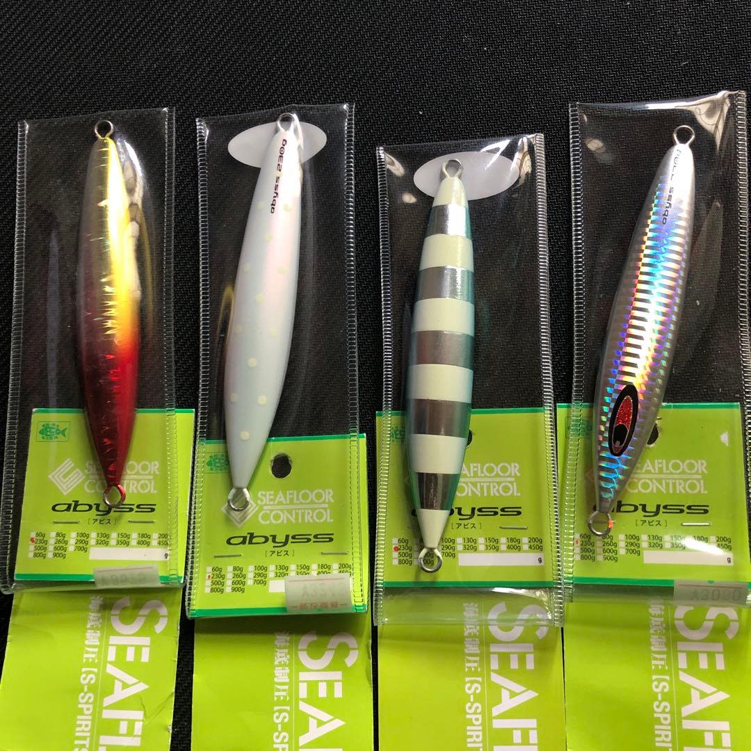 SEAFLOOR CONTROL abyss メタルジグ 4個セット