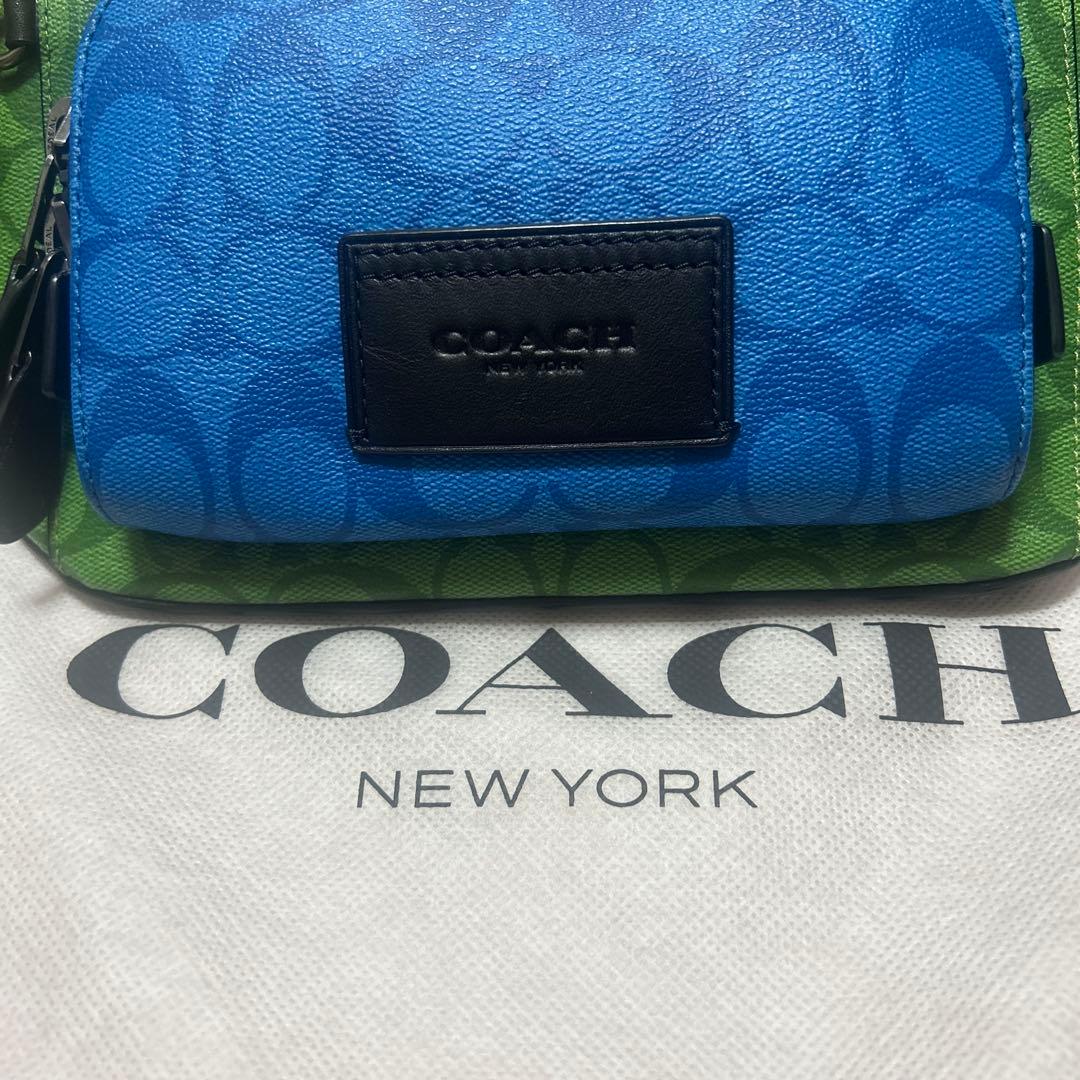 COACH コーチ ボディバック　ウエストポーチ　マルチカラー
