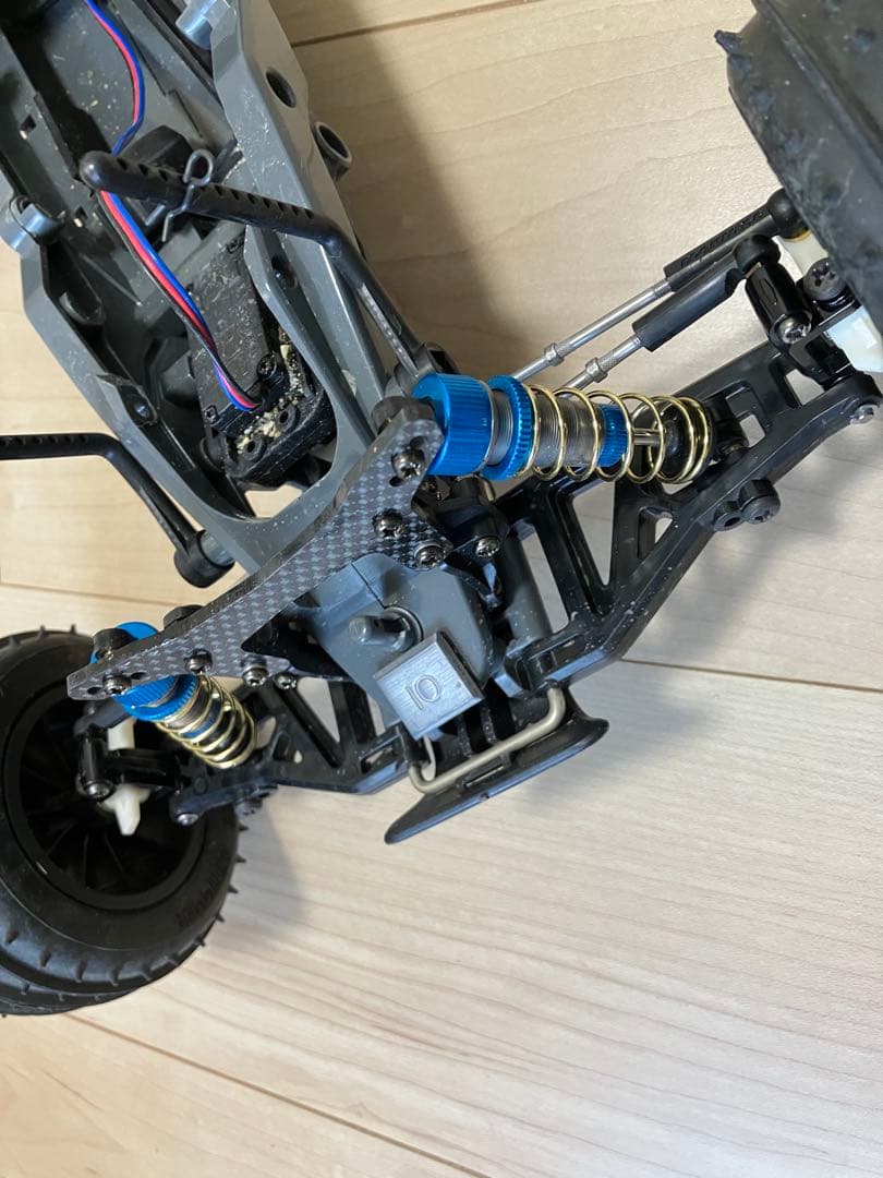 [ほぼフルオプション]タミヤDT03Tアクロショット、説明書付/田宮