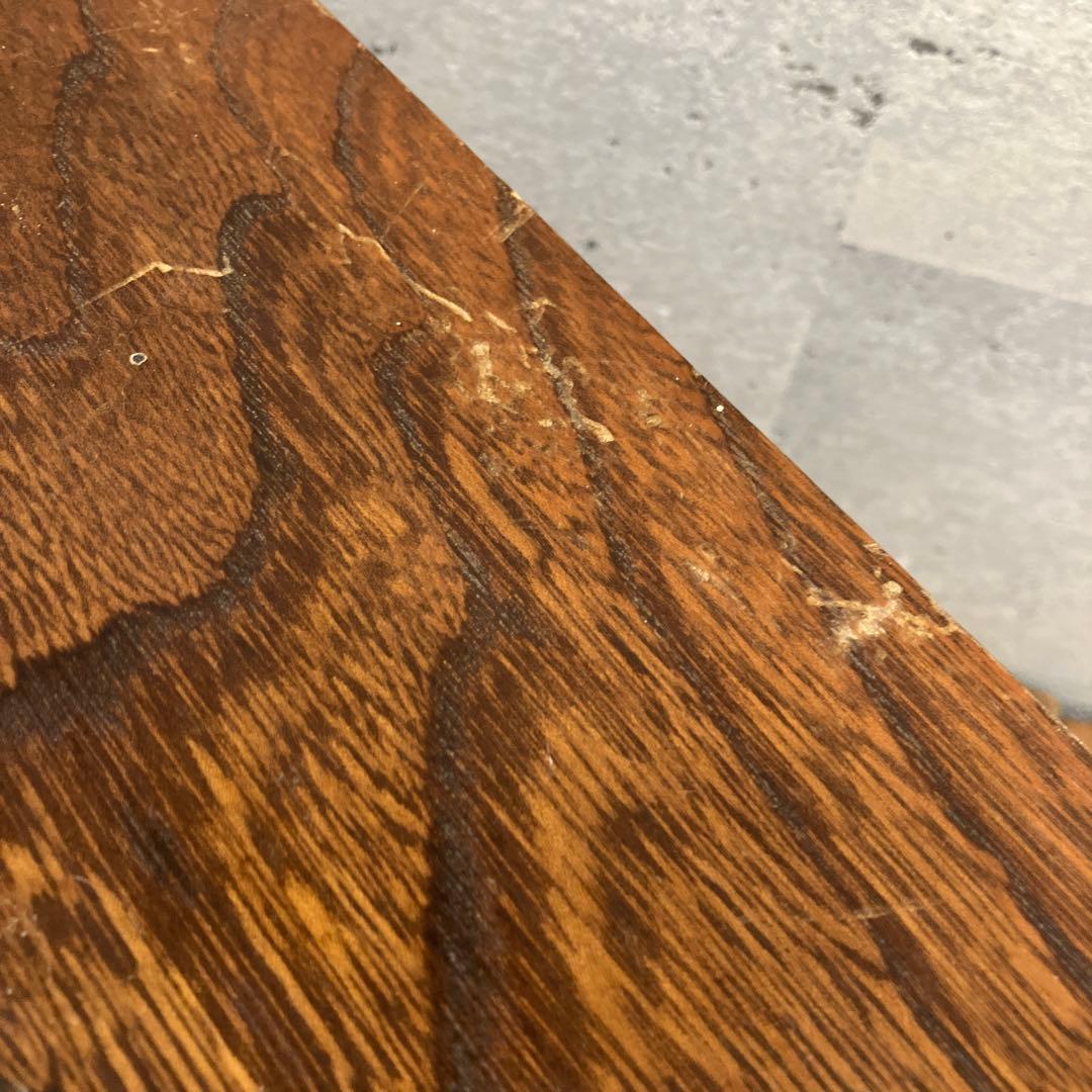 ジャンク品 アンティーク 木製 引き出し付 置時計 ジュエリーボックス 小物入れ