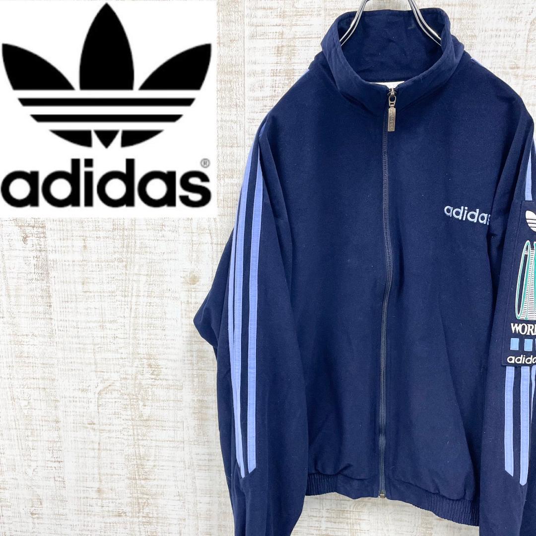 AZ65《スペイン製》アディダス ベロアトラックジャケット ONE WORLD