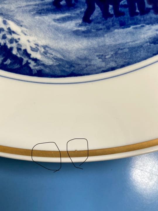 マイセン　クリスマス　絵皿　26cm