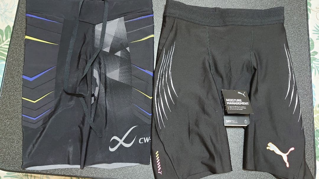 タグ付き　PUMA DRYCELL 　メンズ Mサイズ CW-Xハーフタイツ PUMA（プーマ） コンプレッションタイツ メンズ ブランド PUMA 656333