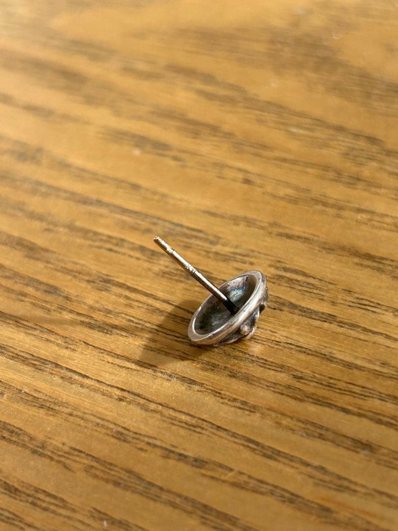 クロムハーツ　クロスボールスタッドピアス 片耳のみ　キャッチ欠品