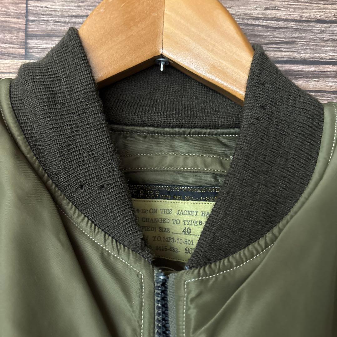 Buzz Rickson'sフライトジャケット　B-15C カーキL