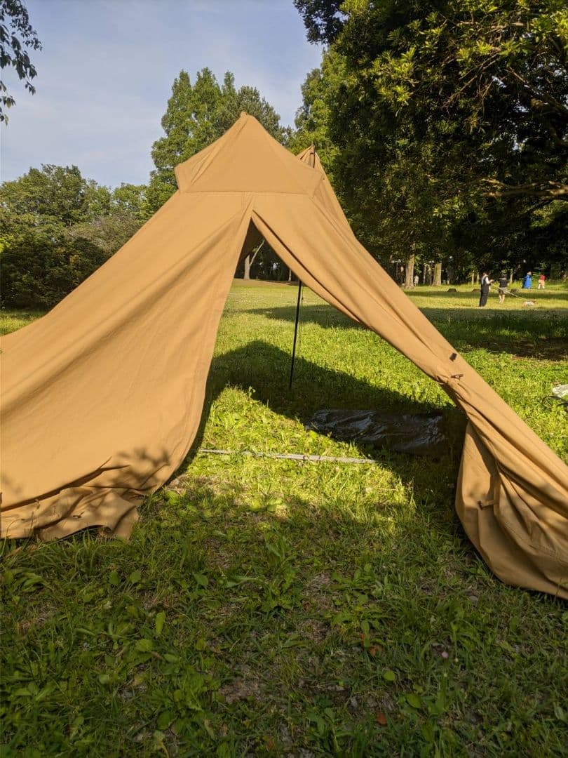 WAQ alpha tc + 二股化キット + タープ接続キット