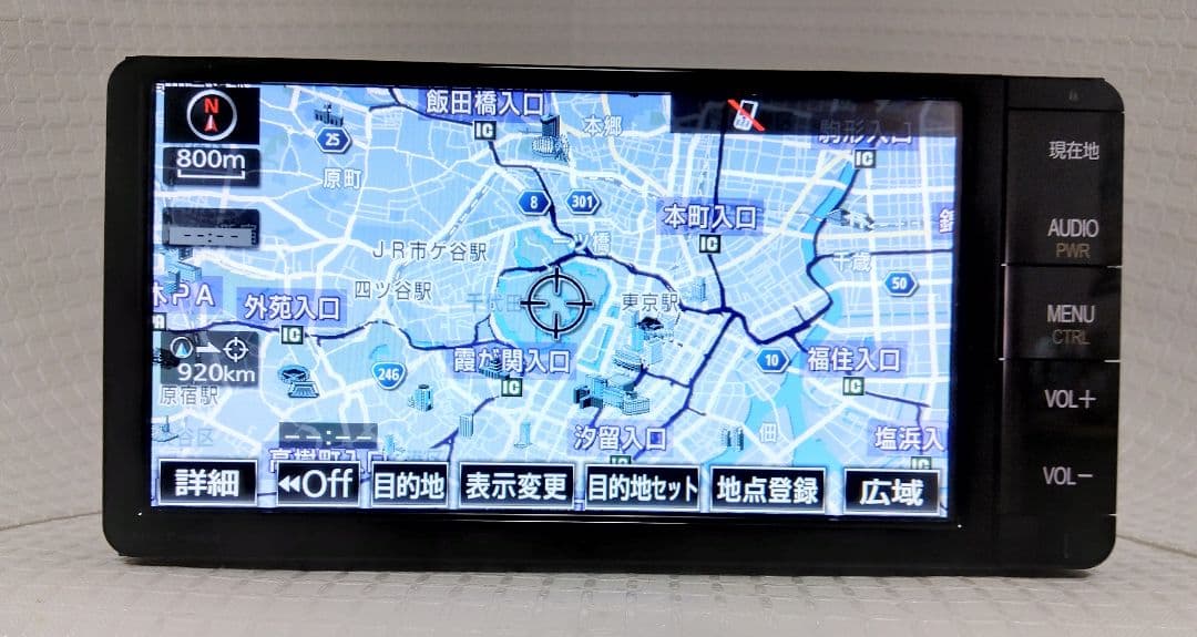 2019年地図更新 トヨタ純正 SDナビ　NSZT-W64　高精細液晶　アンテナ