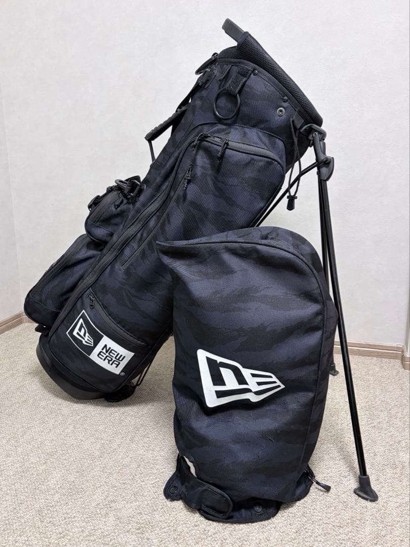 NEW ERA ネイビー迷彩 キャディバッグ