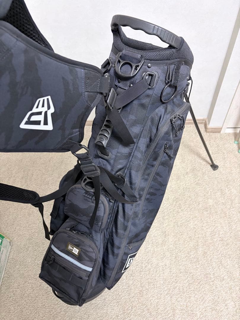 NEW ERA ネイビー迷彩 キャディバッグ