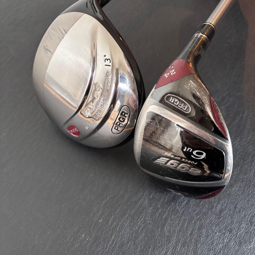 送料込メンズゴルフクラブセットPRGRプロギアnew super eggエッグ