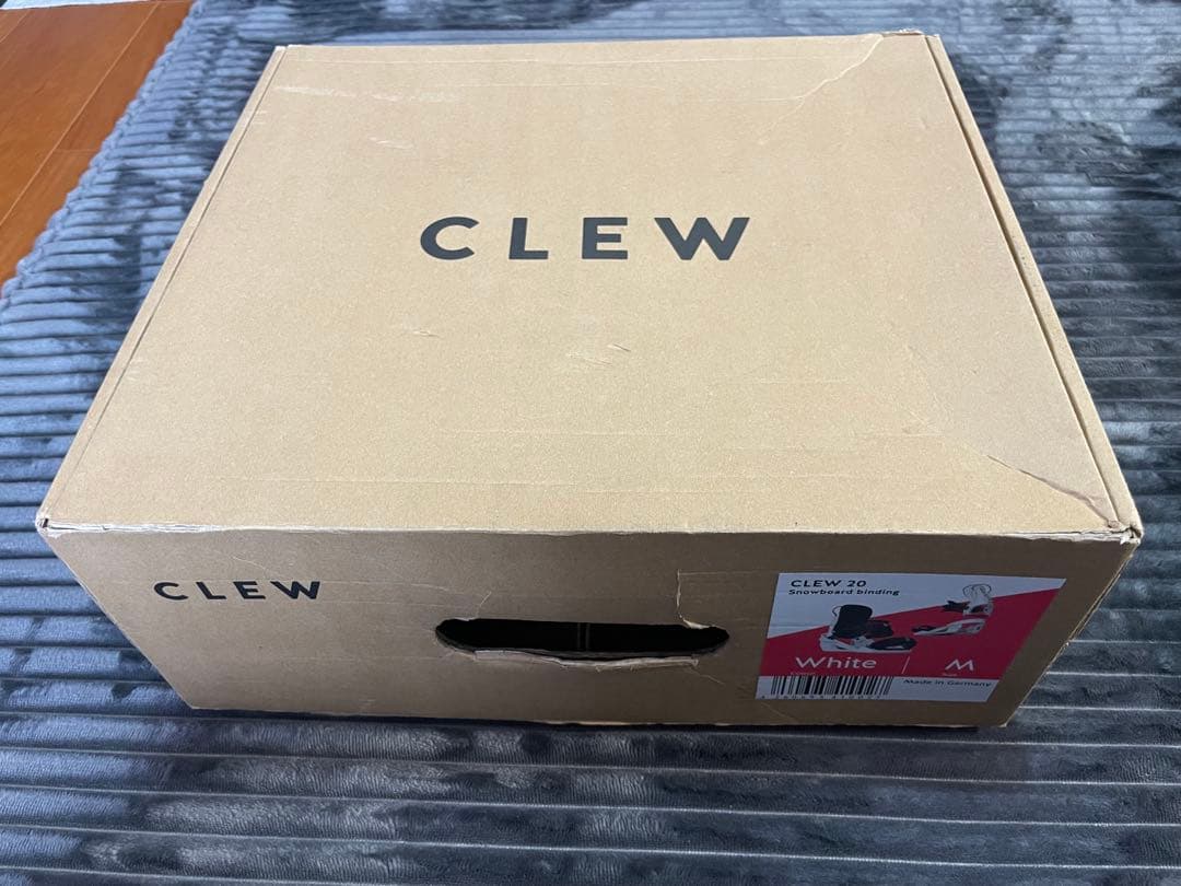 CLEW 20 ビンディング ホワイト Mサイズ - スノーボード安い 価格