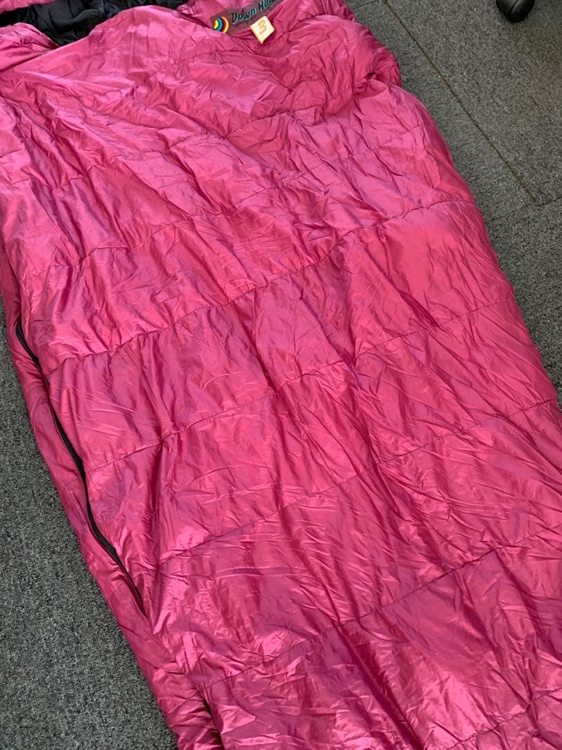 モンベル　シュラフ ダウンハガー#3 ワイン色