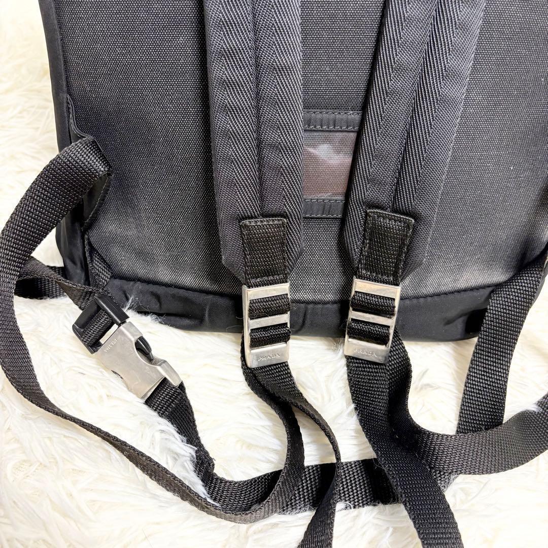 プラダ リュック　デイパック　ギャランティカード付 A4可 テスート　ブラック