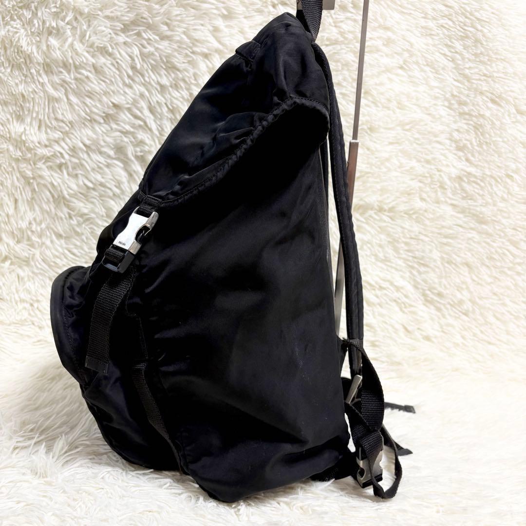 プラダ リュック　デイパック　ギャランティカード付 A4可 テスート　ブラック