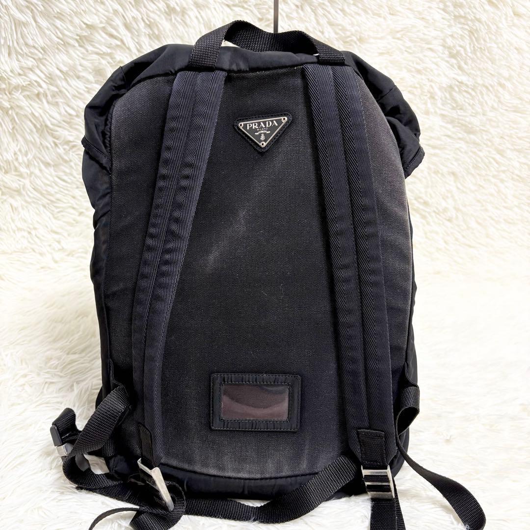 プラダ リュック　デイパック　ギャランティカード付 A4可 テスート　ブラック