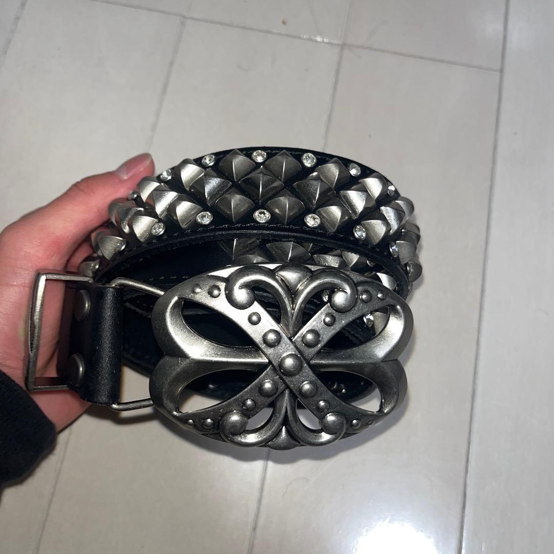 DND4DES スタッズレザーベルト opium y2k - メルカリ