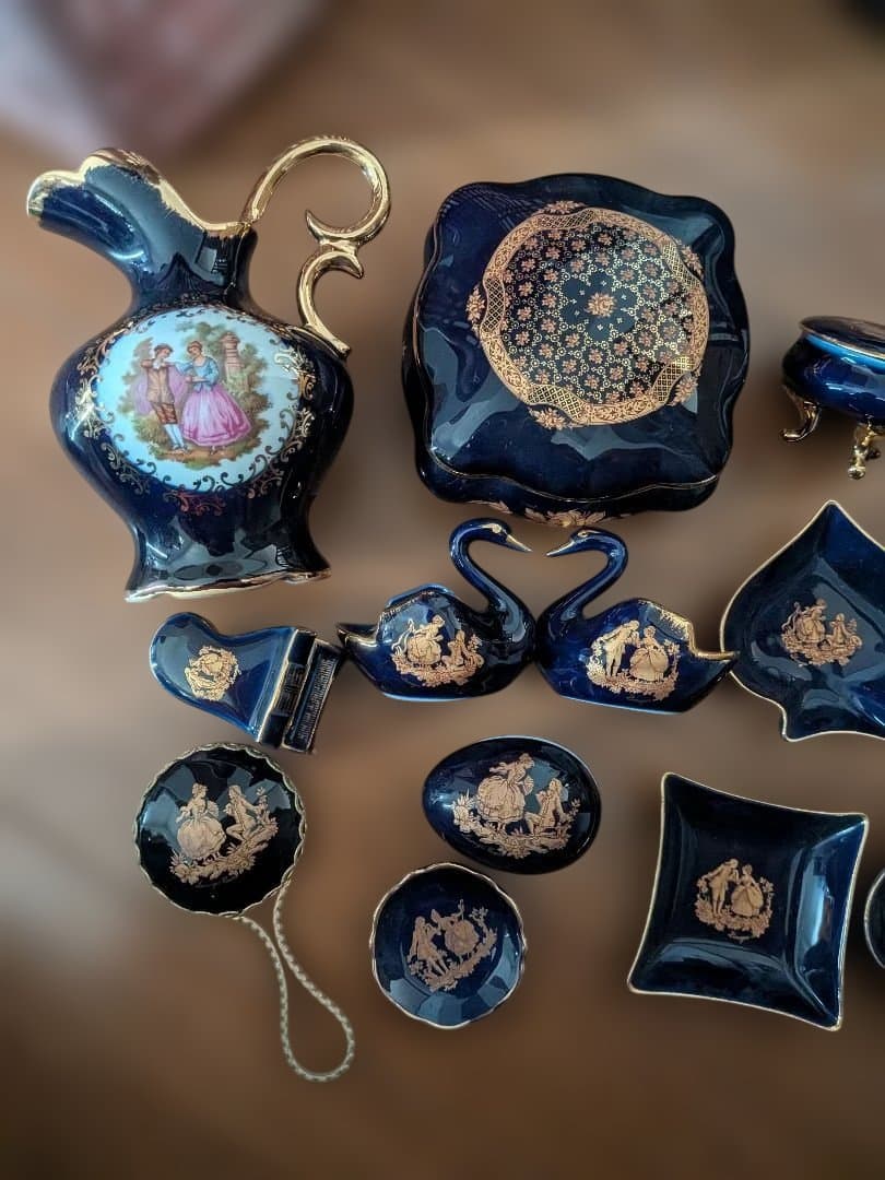 リモージュ　陶器製アンティークコレクション