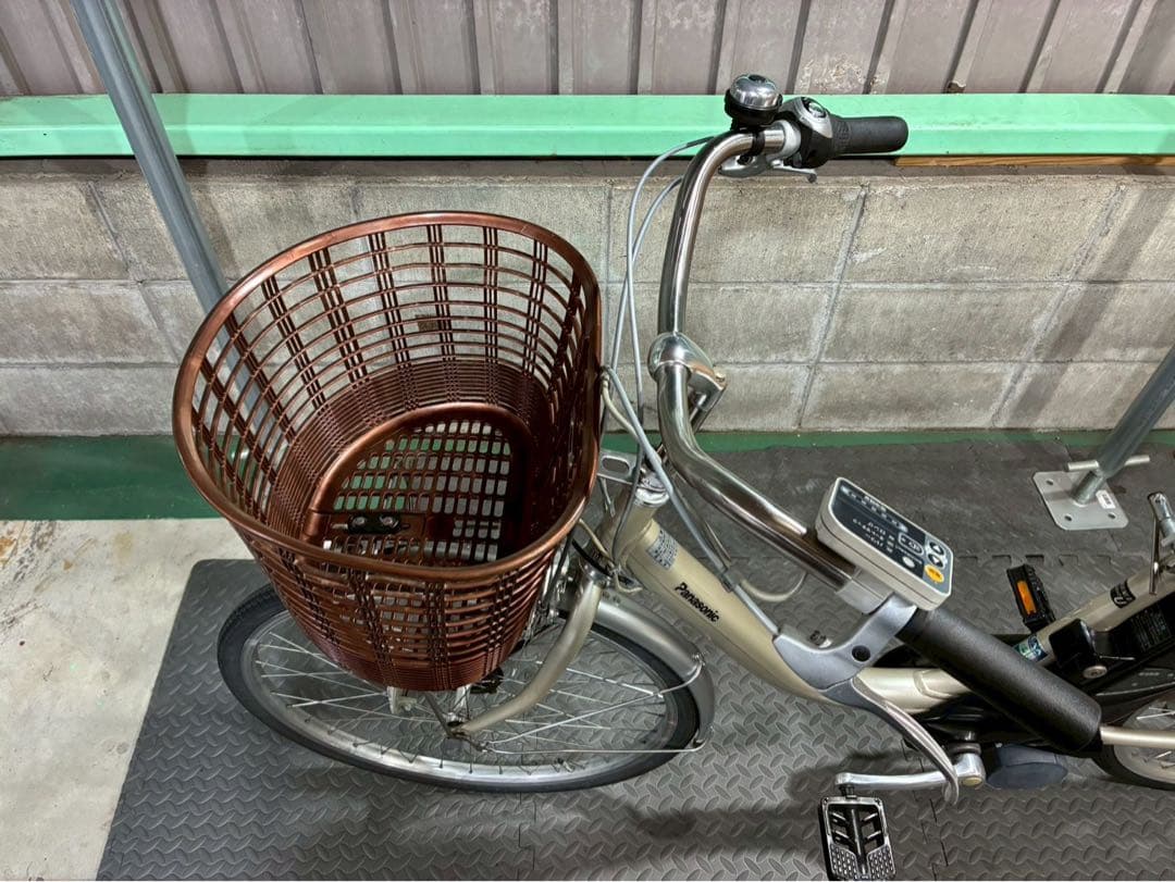 №3718 電動自転車　パナソニック　ビビライトU 24インチ ゴールド