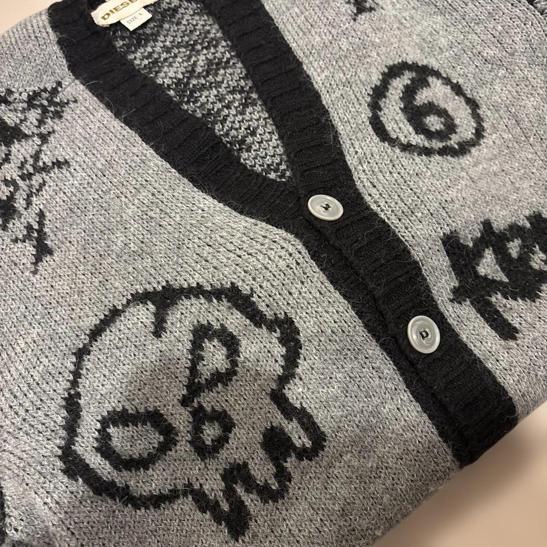 ディーゼル★DIESEL★ニットセーターカーディガン★Lサイズ★クリーニング済★