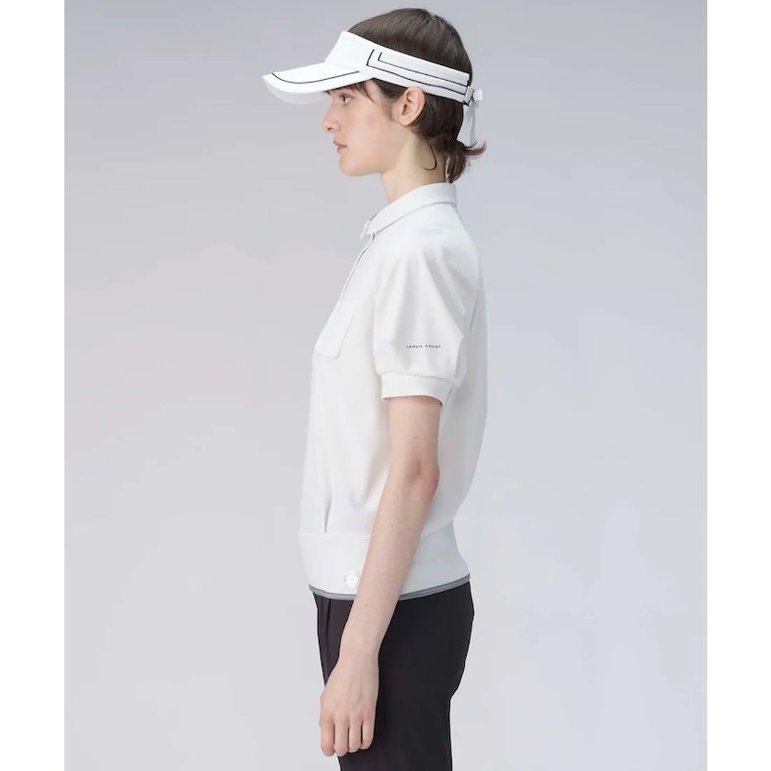 美品 ランバンスポール ボリュームスリーブ半袖シャツ ゴルフウェア