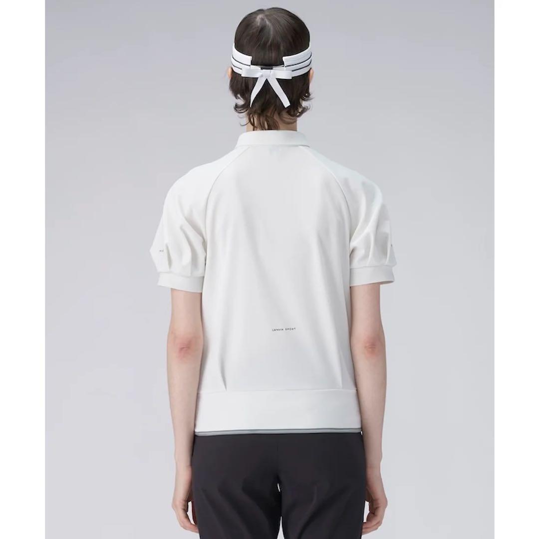 美品 ランバンスポール ボリュームスリーブ半袖シャツ ゴルフウェア