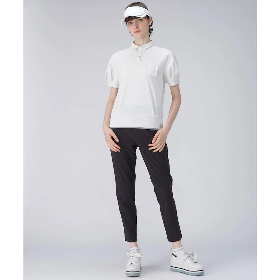 美品 ランバンスポール ボリュームスリーブ半袖シャツ ゴルフウェア