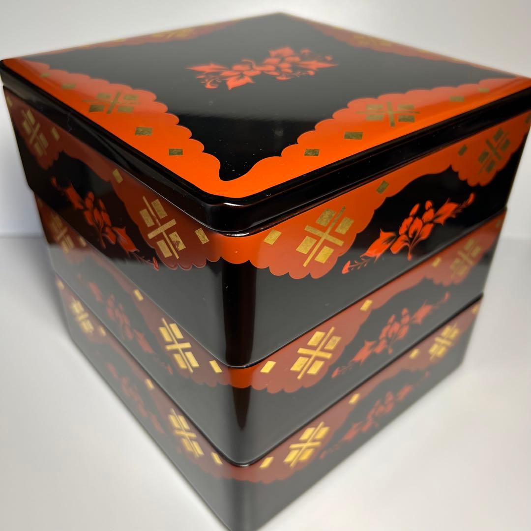 秀衡塗 丸三漆器 牡丹 重箱 お重 - メルカリ