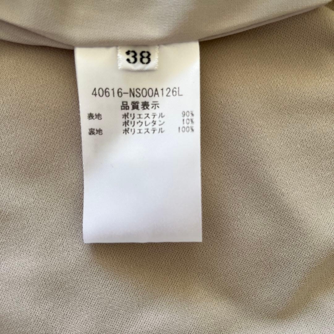 【新品未使用】FOXEY ワンピース　ローレル　ベージュ　38サイズ　タグ付