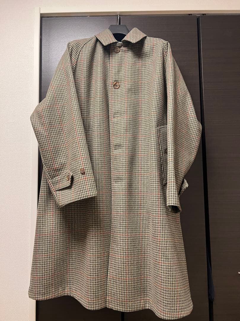 【さとう様】アナトミカANATOMICAシングルラグランコート　リバーシブル44