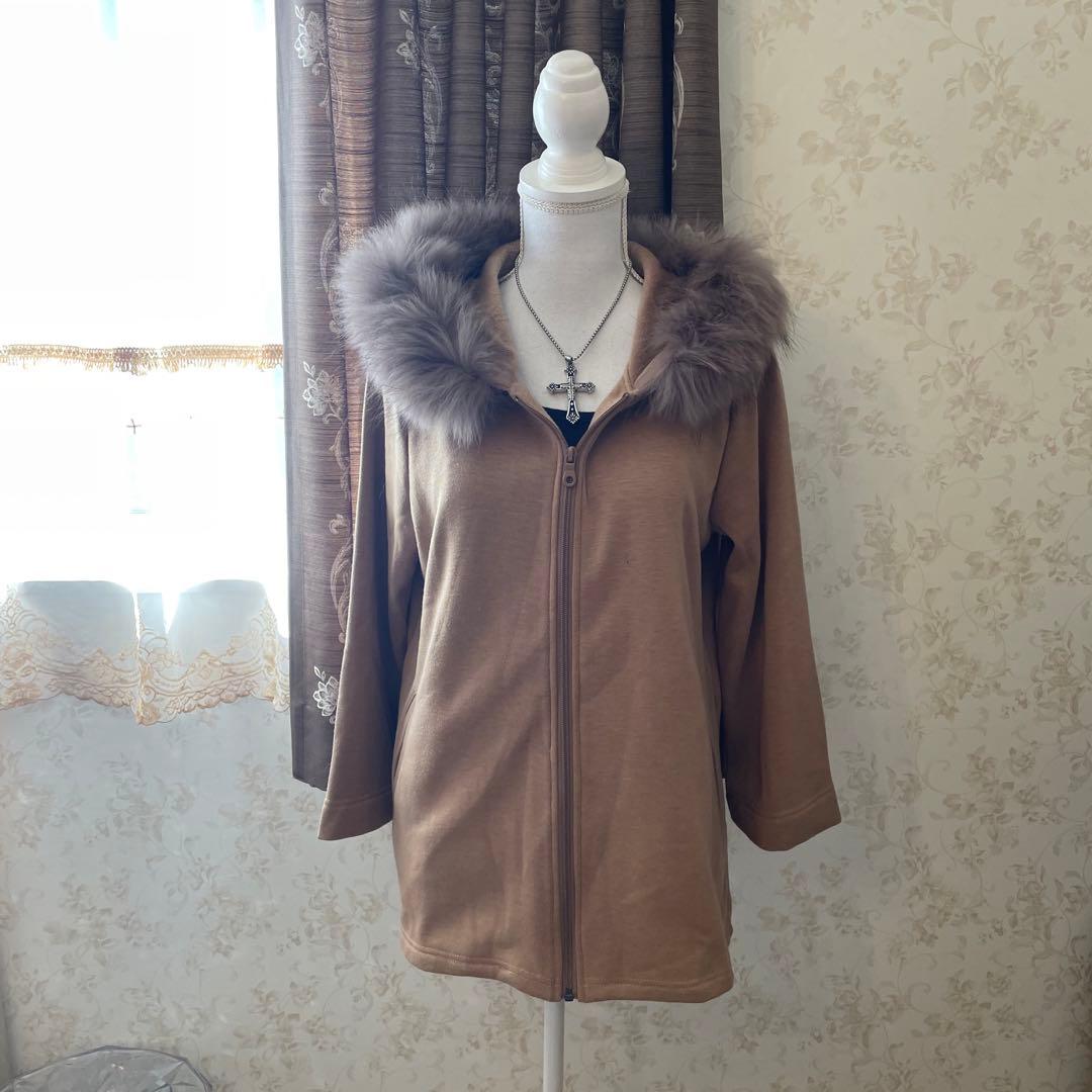 y2k 00s❤︎平成ギャル リアルファーパーカー - メルカリ