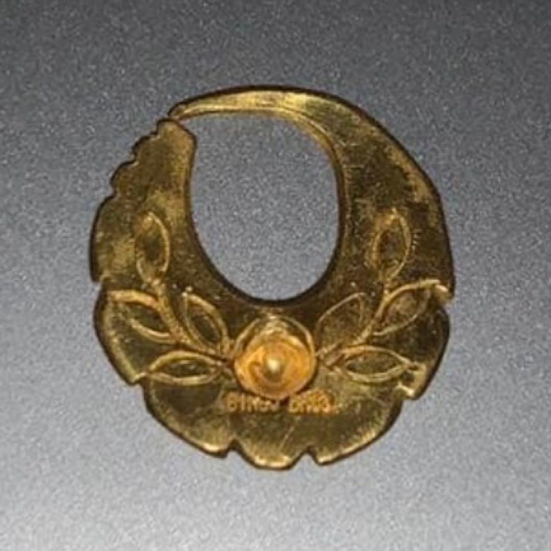 The bingo brothers K24 純金 ピアス片耳 左耳用