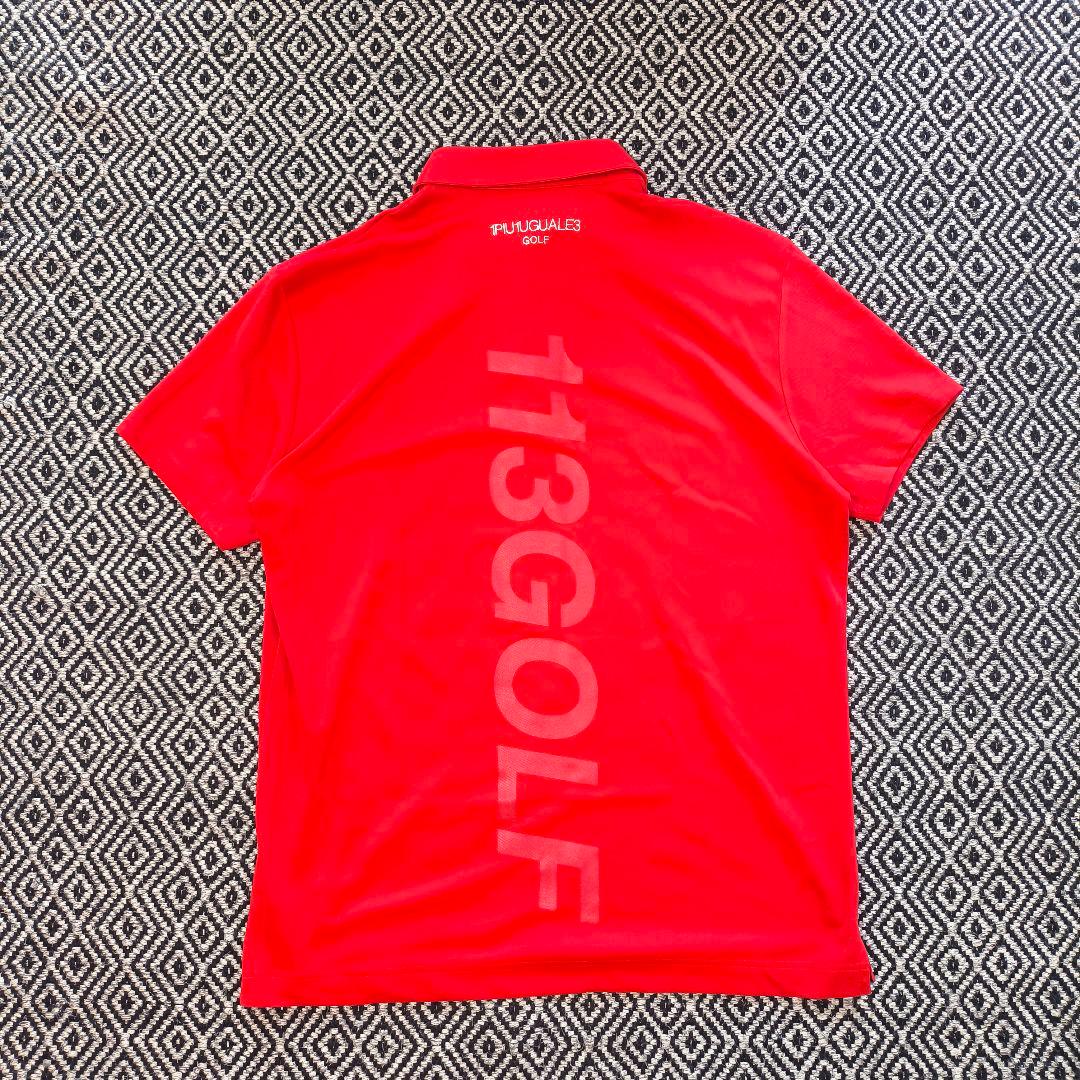 マリオ様専用】ウノピュウノウグァーレトレ ポロシャツ XL相当 赤 折鶴