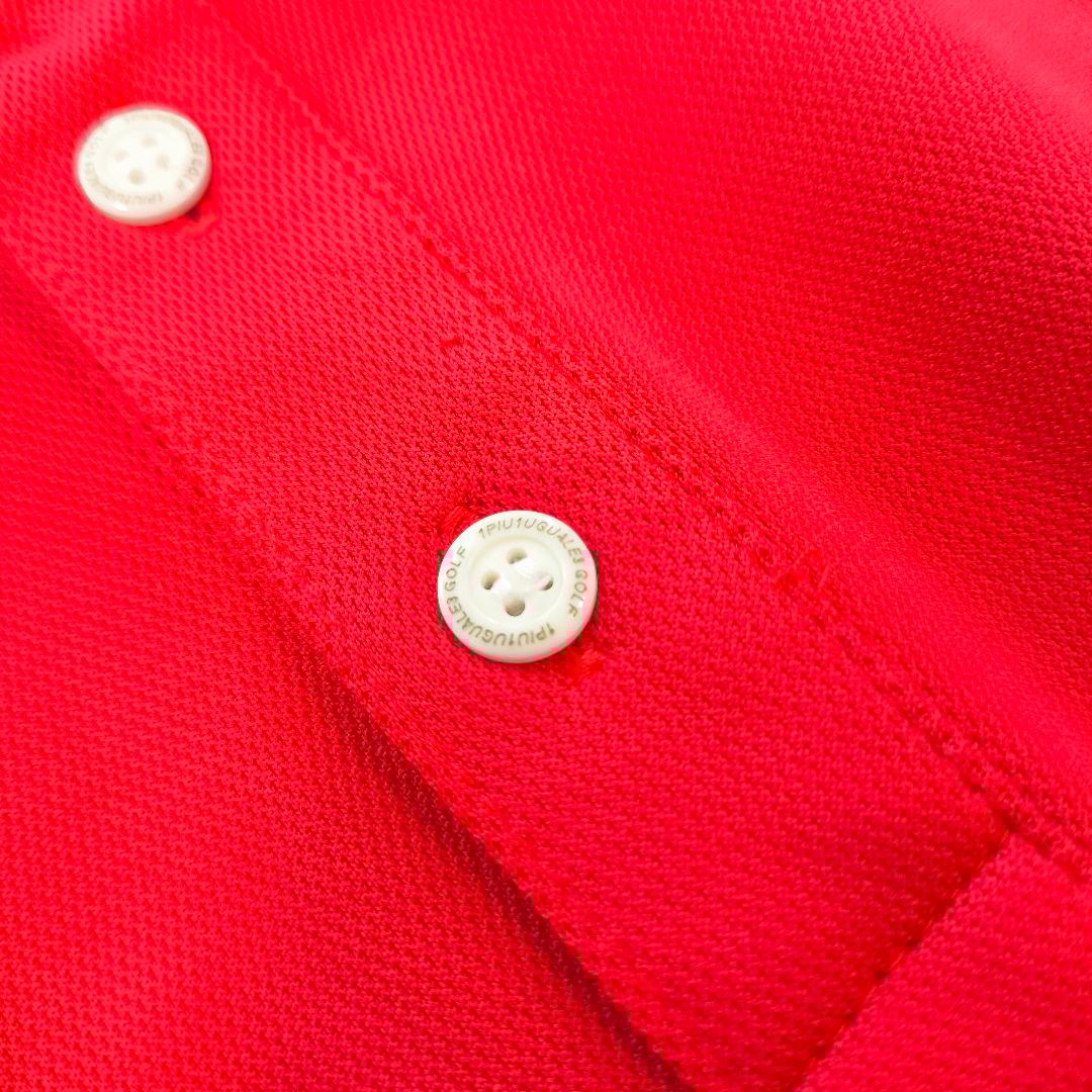 マリオ様専用】ウノピュウノウグァーレトレ ポロシャツ XL相当 赤 折鶴