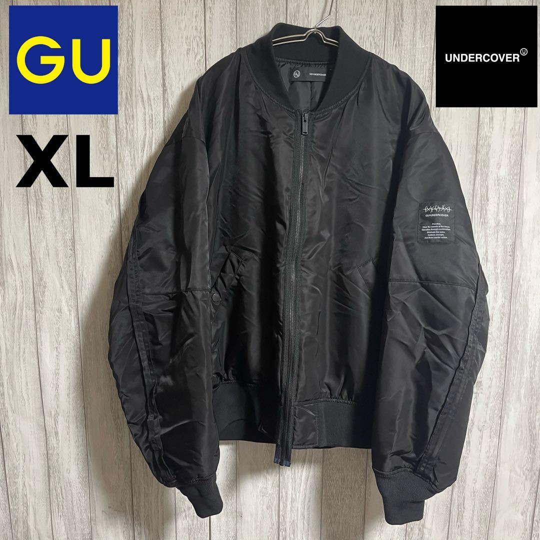 GU×UNDERCOVER MA-1 FreedomNoise XL 黒 極美品 - メルカリ