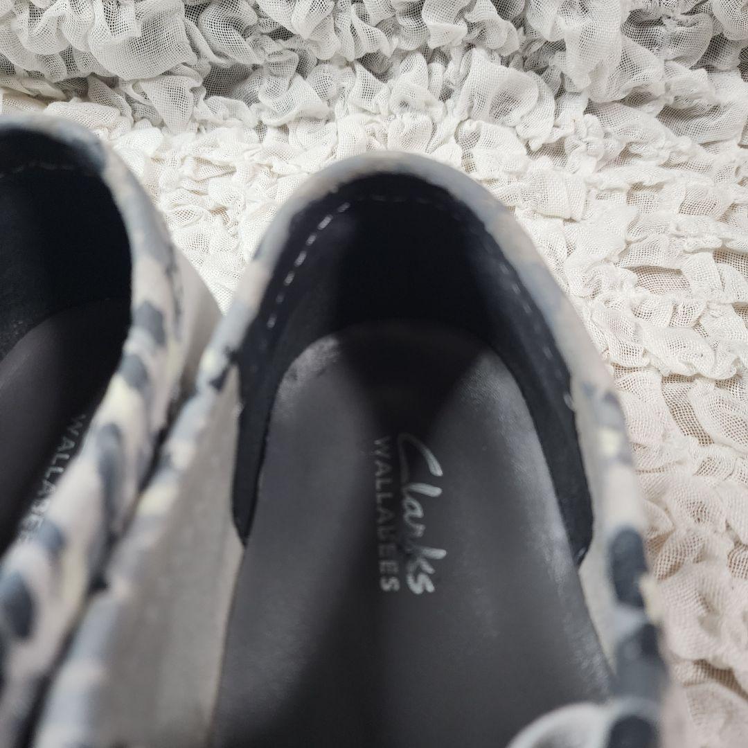 クラークス ワラビー エボ レザー スエード 迷彩コンビ シューズ