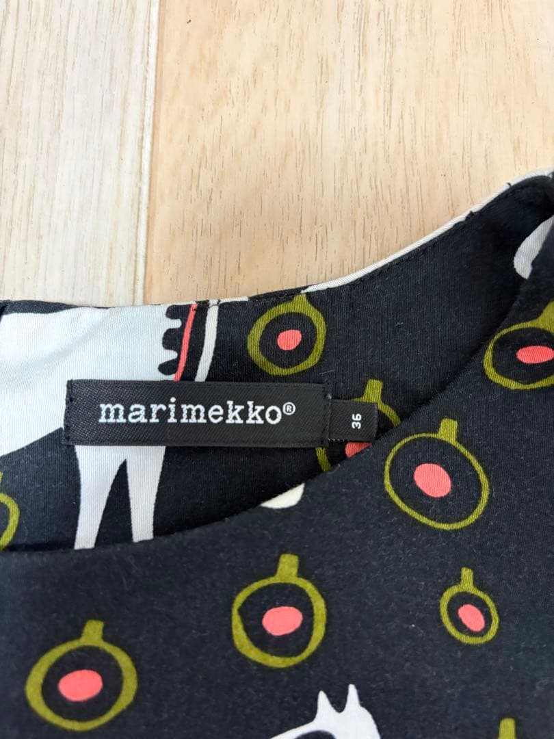 marimekko ムスタタンマ　ワンピース 36