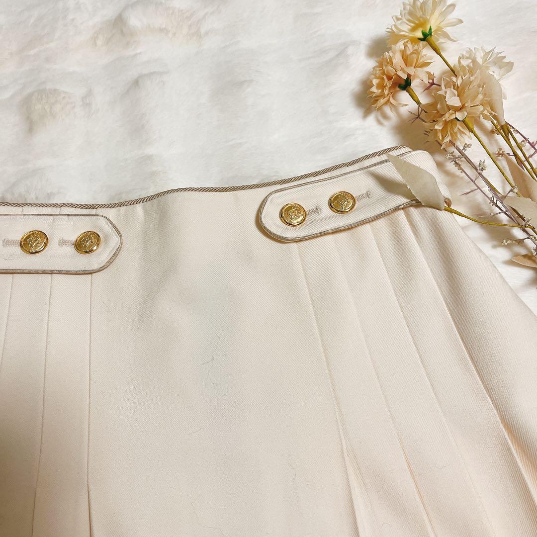 【極美品】iDea Luce イデアルーチェ　クラシカル金ボタンロングスカート