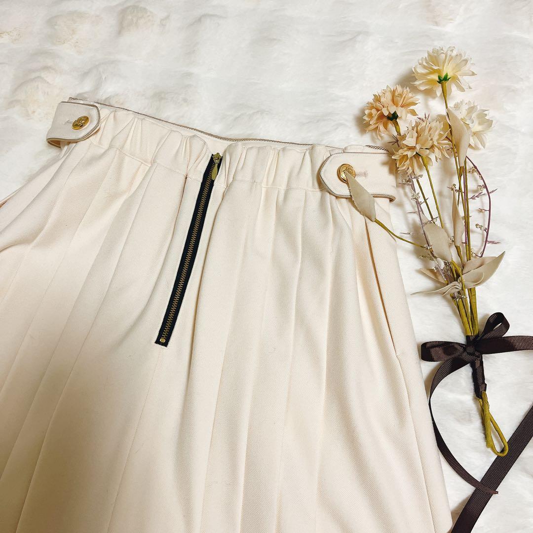 【極美品】iDea Luce イデアルーチェ　クラシカル金ボタンロングスカート