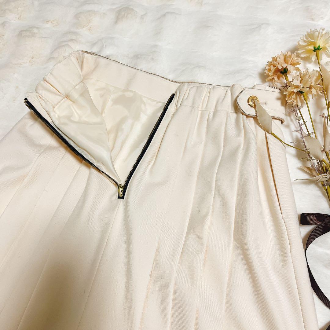 【極美品】iDea Luce イデアルーチェ　クラシカル金ボタンロングスカート