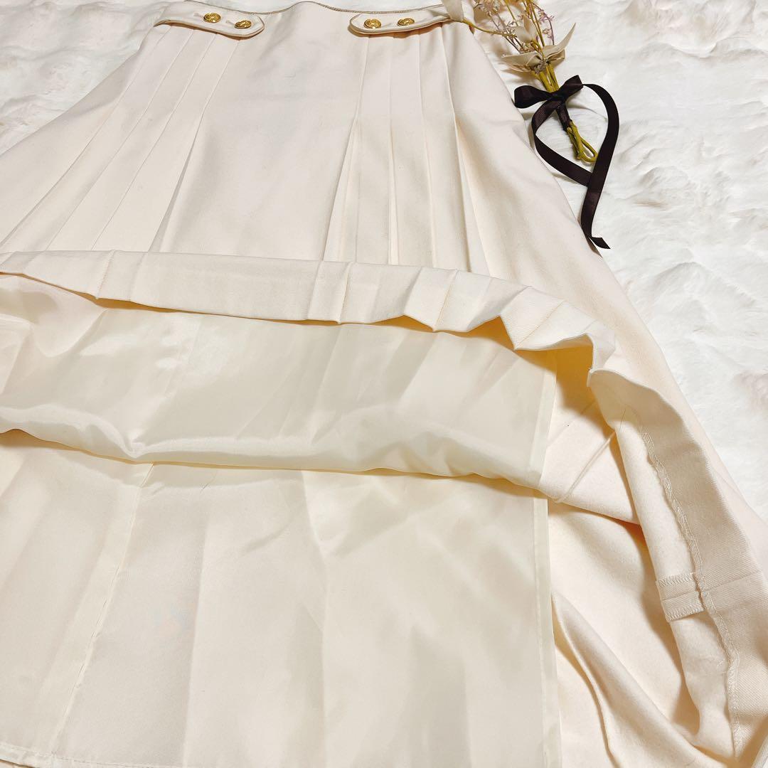 【極美品】iDea Luce イデアルーチェ　クラシカル金ボタンロングスカート